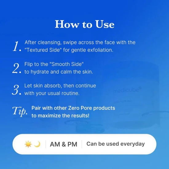 Mii Cosmetics MEDICUBE Zero Pore Pad 2.0 70 pads x 20