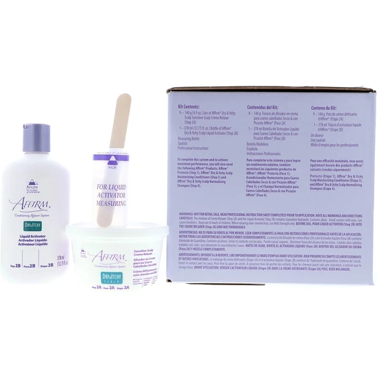 Avlon Affirm Dry & Itchy Scalp Conditioning Relaxer System With Protecto 9 Single Applications / Sensitive Scalp Formula