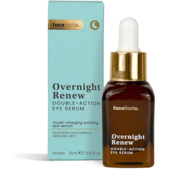 Face Facts Overnight Renew Double Action Eye Serum 15ml