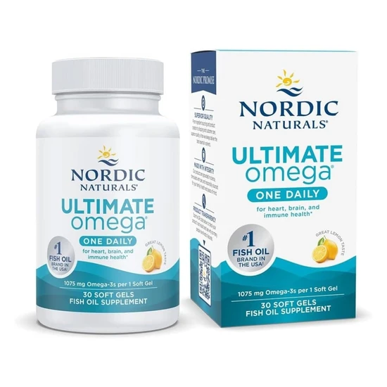 Nordic Naturals Ultimate Omega One Daily 1075mg Lemon Softgels 30 Soft Gels
