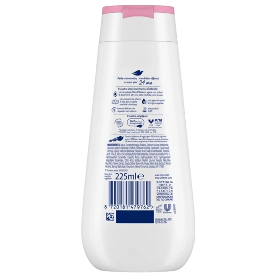 Dove Illuminating Rice Water & Lotus Flower Shower Gel 225ml