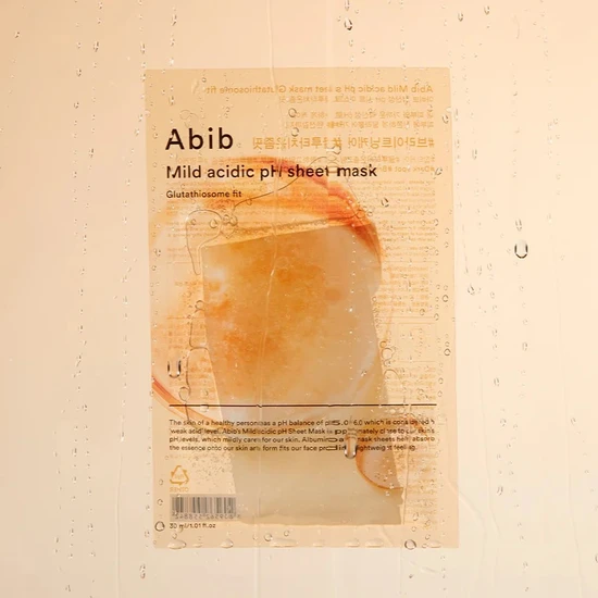 Abib Mild Acidic pH Sheet Mask Glutathiosome Fit 30ml