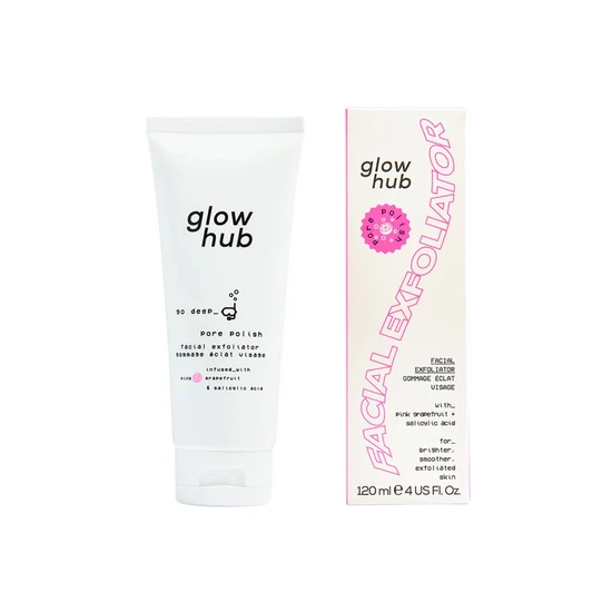 Glow Hub Pore Polish Facial Exfoliator 120ml