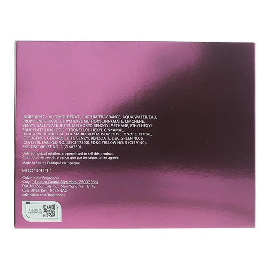 Calvin Klein Euphoria Eau De Parfum 100ml