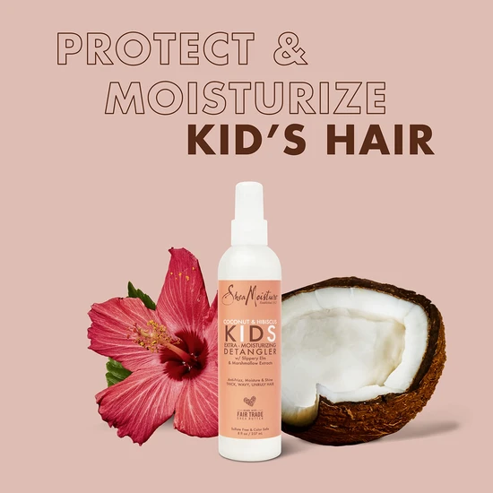 Shea Moisture Coconut & Hibiscus Kids Extra Moisturising Detangler 237ml