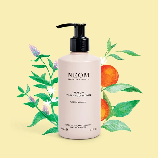 Neom Organics Wild Mint & Mandarin Great Day Body & Hand Lotion 300ml