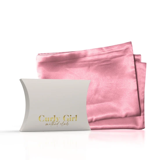 Curly Girl Satin Pillowcase Blue