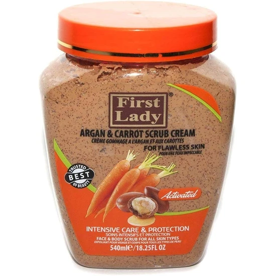First Lady Argan & Carrot Scrub Cream 540ml