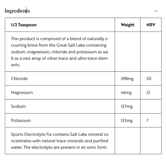 Viridian Electrolyte Fix Liquid 200ml