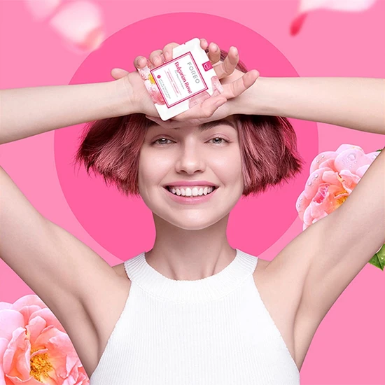 FOREO UFO Bulgarian Rose Moisture-Boosting Face Mask 6 Pack