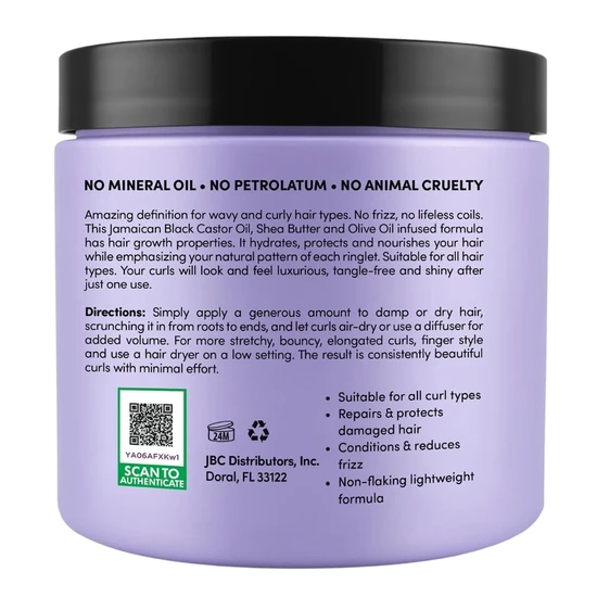 Sunny Isle Curly Girl Friendly Curl Moisturising Defining Curling Creme 16oz
