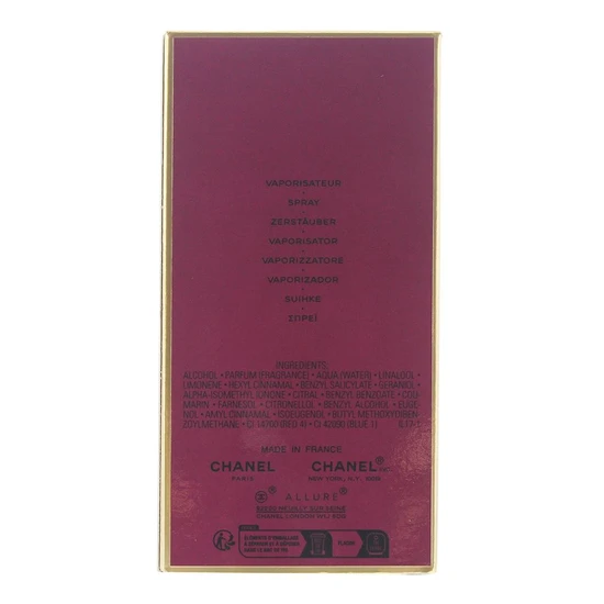 CHANEL Allure Sensuelle Eau De Parfum 50ml