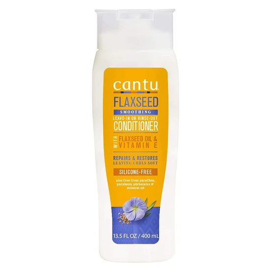 Cantu Shea Butter Flaxseed Smoothing Leave-In Or Rinse-Out Conditioner 400ml