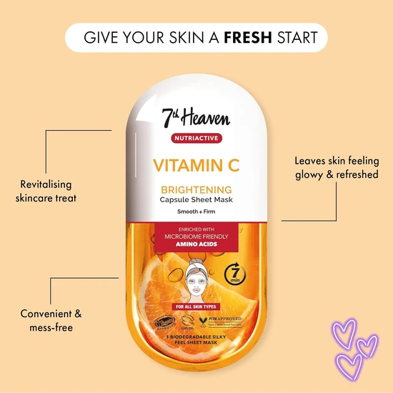 Montagne Jeunesse Nutriactive Vitamin C Sheet Mask Single