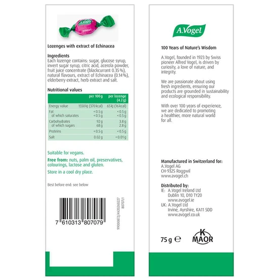 A.Vogel Echinacea Lozenges 75g
