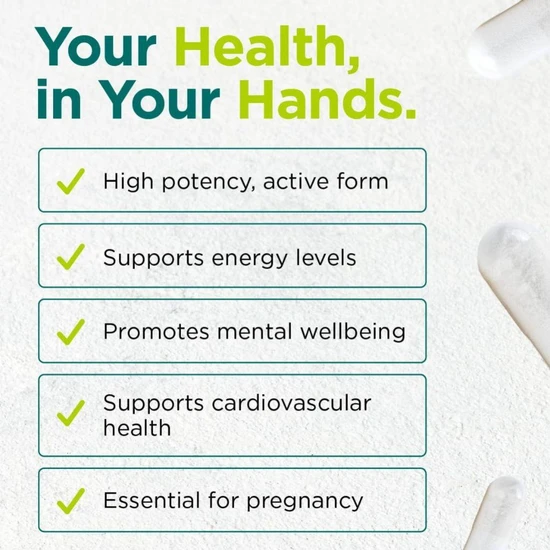 Cytoplan Methyl Folate Capsules 120 Capsules