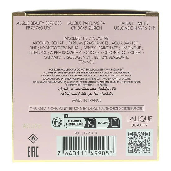 Lalique L'Amour Eau De Parfum 50ml