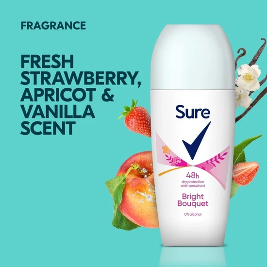 Sure Bright Bouquet 48h Deodorant Roll On 50ml