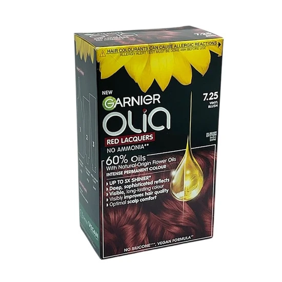Garnier Olia Red Lacquers Intense Permanent Hair Colour 7.25 Vinyl Blush