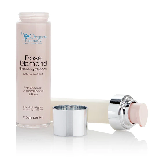 The Organic Pharmacy Rose Diamond Exfoliating Cleanser Refill: 50ml