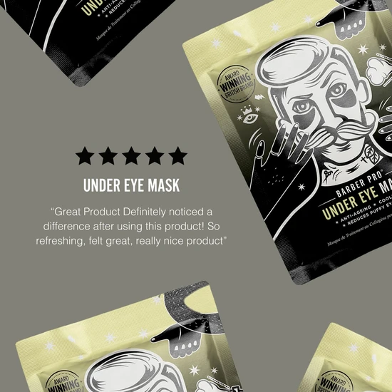 BeautyPro BARBER PRO Under Eye Mask x 3