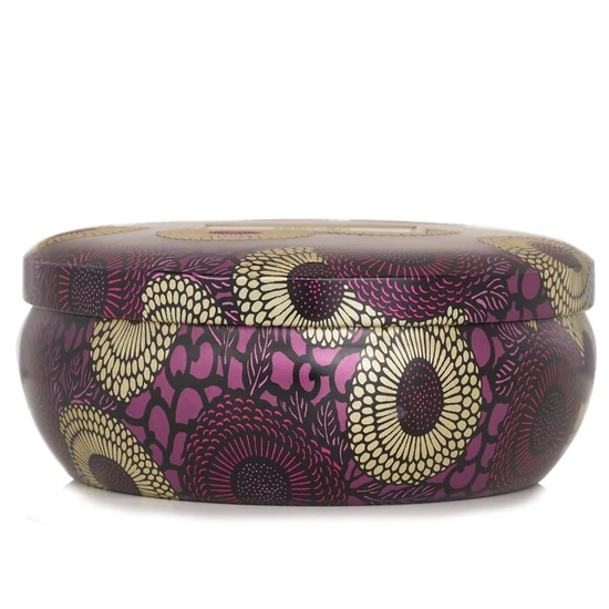 VOLUSPA 3 Wick Decorative Tin Candle Santiago Huckleberry 340g