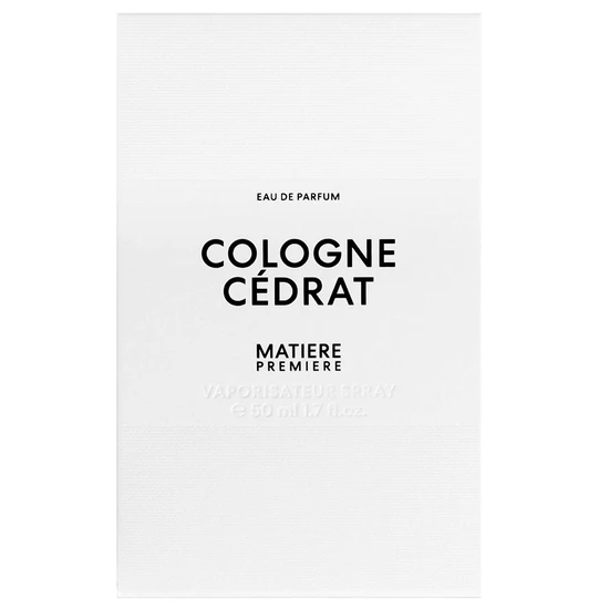 Matiere Premiere Cologne Cedrat Eau De Parfum 50ml