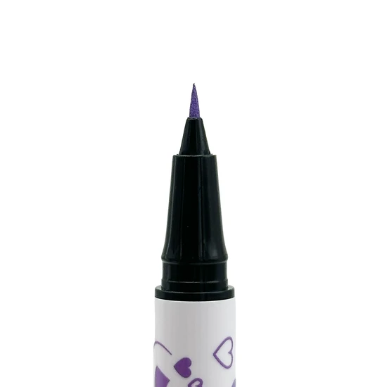 Glisten Cosmetics Purple Spectra Pen Heart Stamp Liner