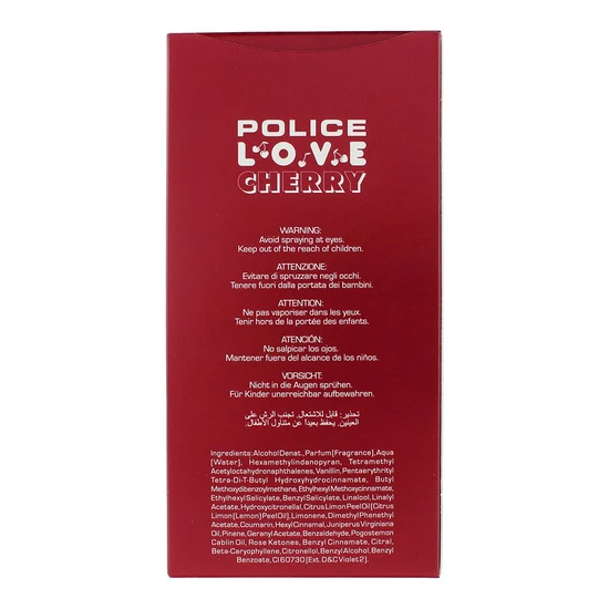 Police Love Cherry Eau De Toilette 100ml