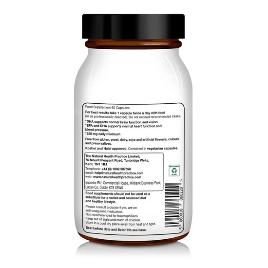 Natural Health Practice NHP Omega 3 Capsules 60 Capsules