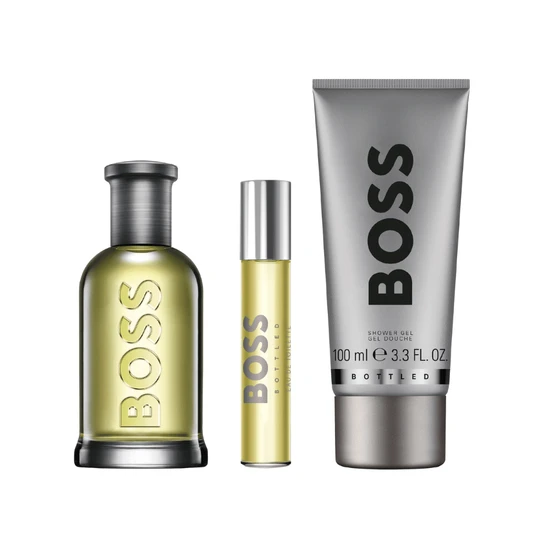 Hugo Boss BOSS Bottled Eau De Toilette 100ml Gift Set 100ml & 10ml Eau De Toilette & 100ml Shower Gel