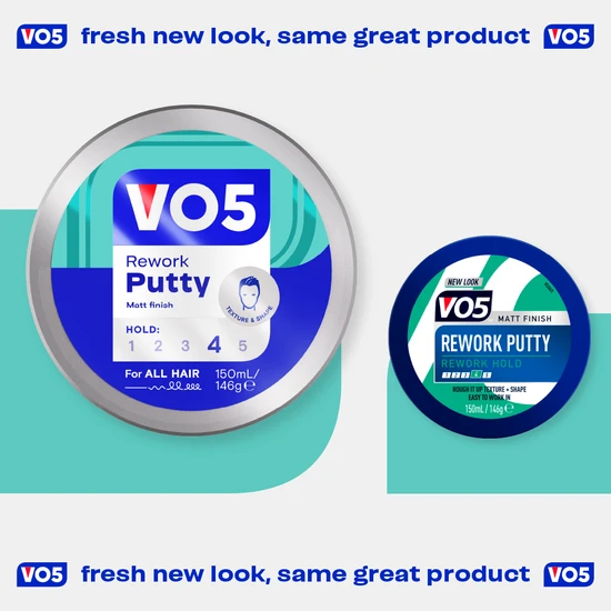 VO5 Matte Finish Rework Putty Rework Hold 150ml