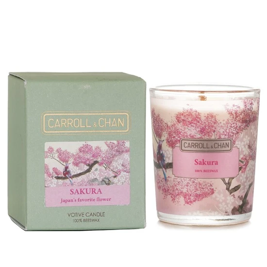 Carroll & Chan 100% Beeswax Votive Candle Sakura 65g