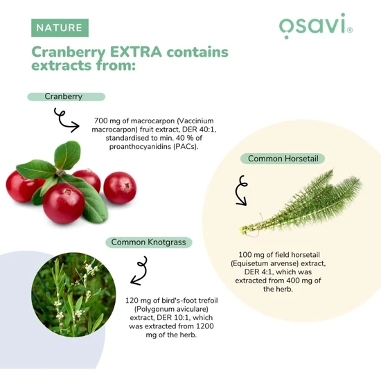 Osavi Cranberry EXTRA Capsules 30 Capsules