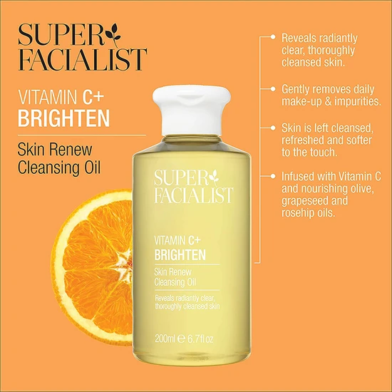 Super Facialist Vitamin C+ Brighten Cleansing Oil