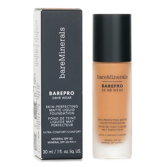 bareMinerals BAREPRO 24HR WEAR Skin Perfecting Matte Liquid Foundation Mineral SPF 20 Medium 35n Neutral
