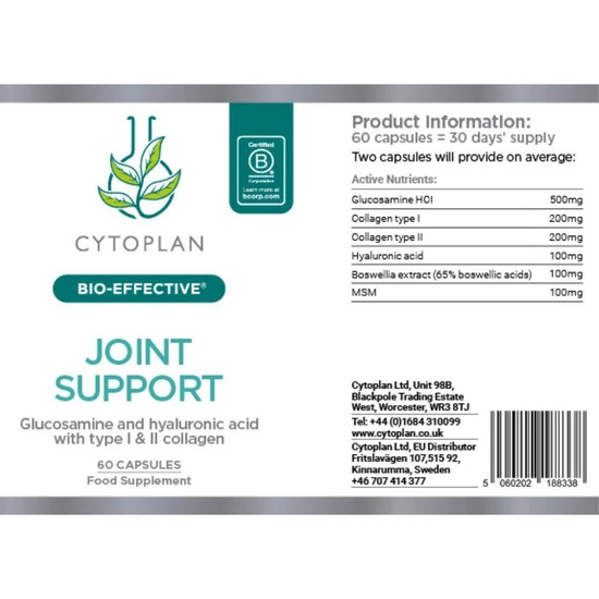 Cytoplan Joint Support Formula Capsules 60 Capsules