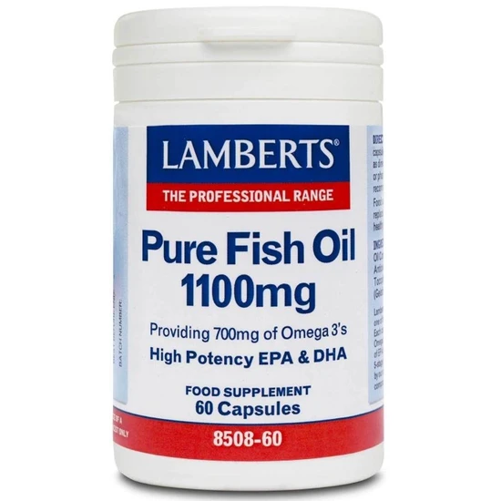 Lamberts Pure Fish Oil 1100mg Capsules 60 Capsules