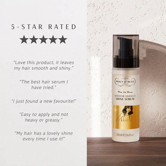 Percy & Reed Time To Shine Mirror Mirror Shine Serum 50ml