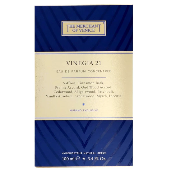 The Merchant of Venice Vinegia 21 Eau De Parfum 100ml
