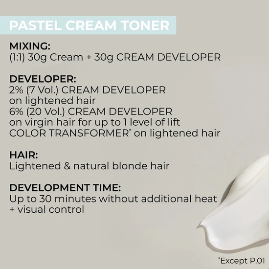 Indola Profession Blonde Expert Pastel Cream Toner P.01