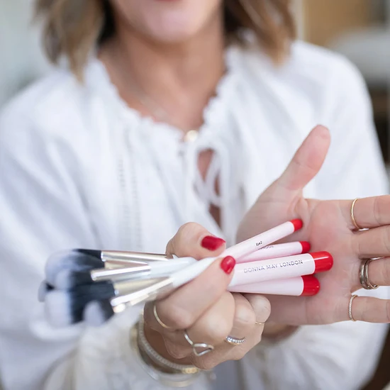 Donna May London Full Size Makeup Brush Set