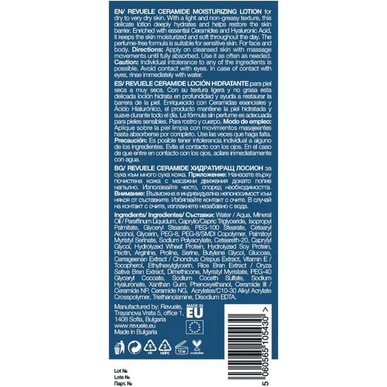 Revuele Ceramide Moisturising Lotion 250ml