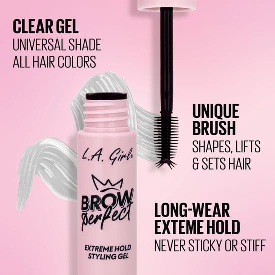 L.A. Girl Brow Perfect Extreme Hold Clear Eyebrow Styling Gel