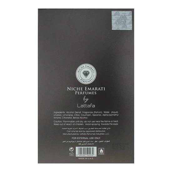 Lattafa Niche Emarati Hayaam Eau De Parfum 100ml