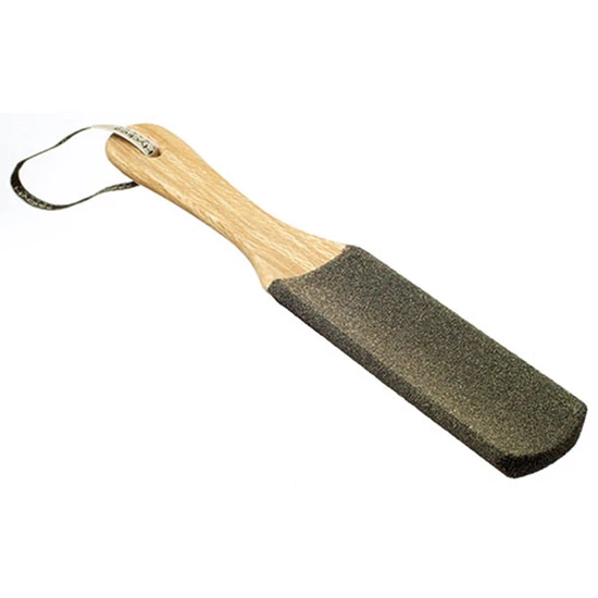 Hydrea London Natural Pumice Curved Wooden Foot File PUSW
