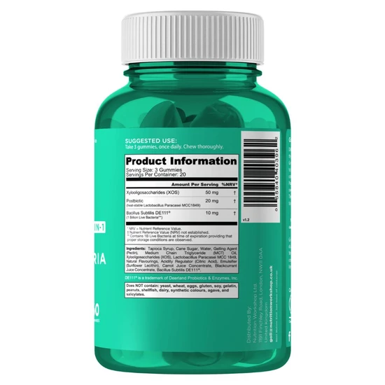 Goli Nutrition Pre+Post+Probiotics Gummies 60 Gummies