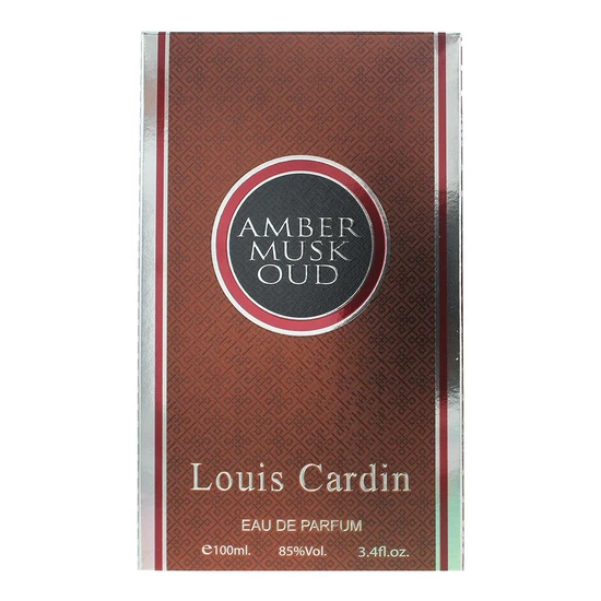 Louis Cardin Amber Musc Oud Eau De Parfum 100ml