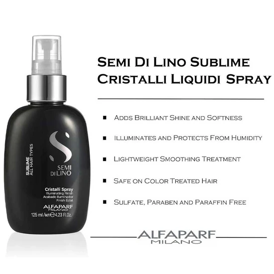 Alfaparf Semi Di Lino Sublime Cristalli Spray 125ml