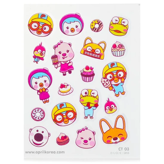 April Korea Pororo Body Sticker CT03